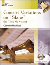 Concert Variations on SLANE Handbell sheet music cover